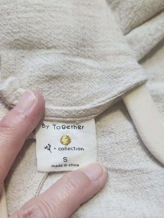 By Together Cream Ruffle Tie-Waist Mini Dress - Picture 2 of 12